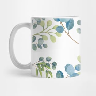 Eucalyptus Patterned  design Pillow Mug